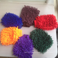 Venta al por mayor de encargo microfiberglove / chenille coche wash mitt